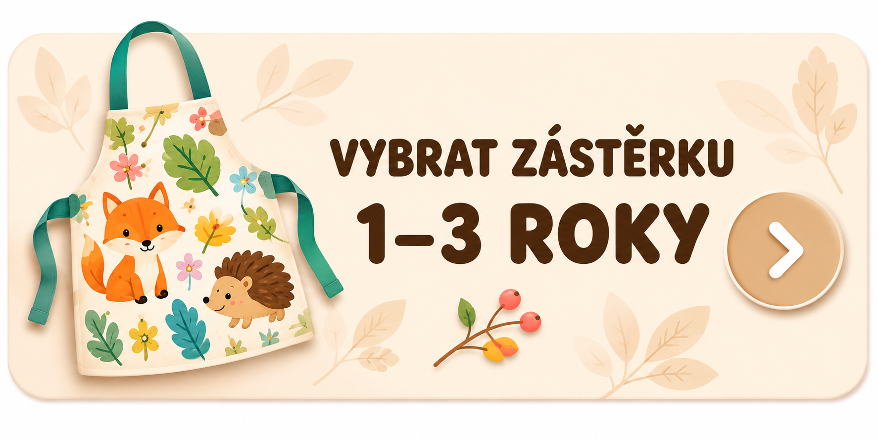 Zástěrky 1-3 roky
