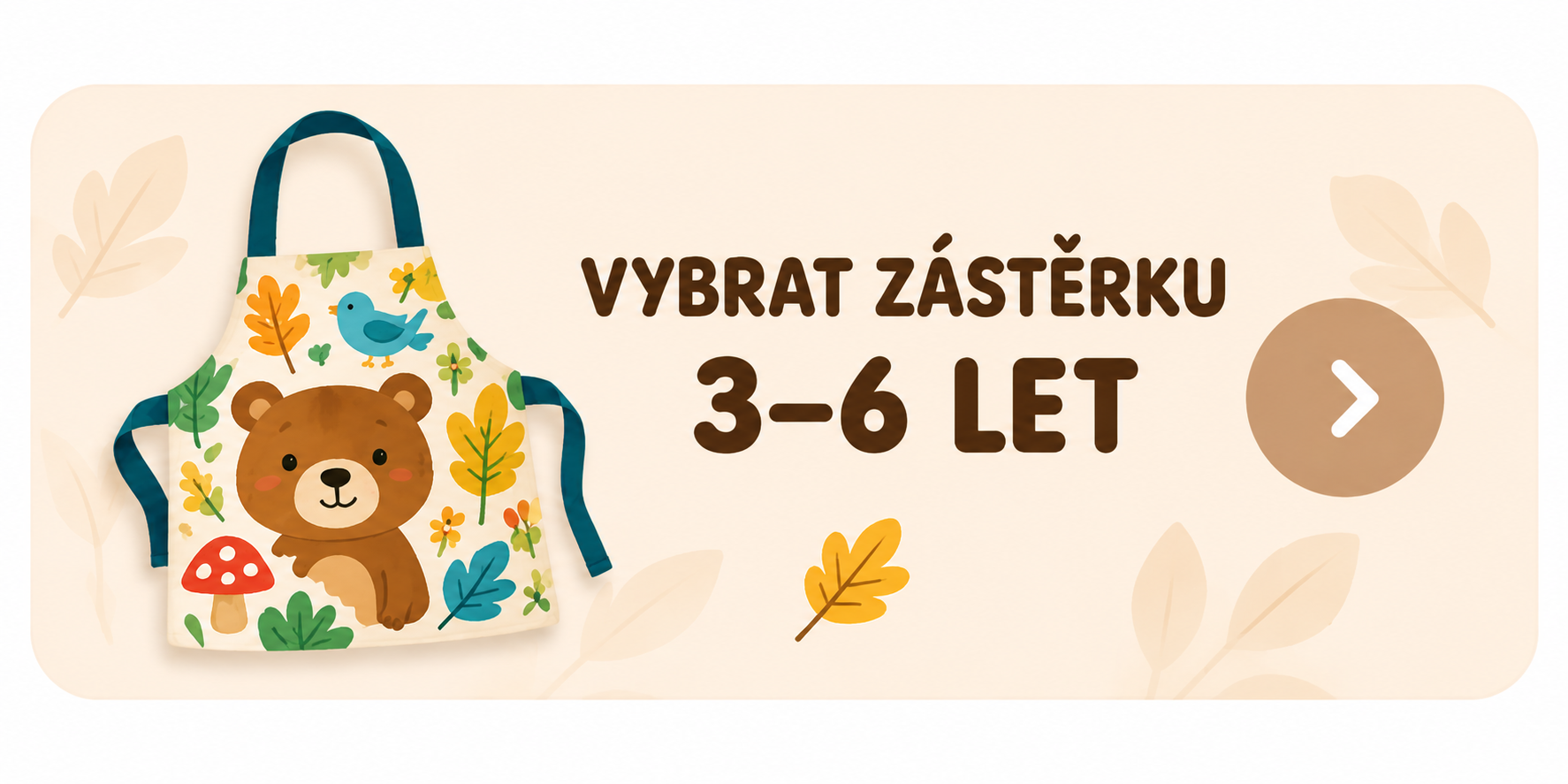 Zástěrky 3-6 let