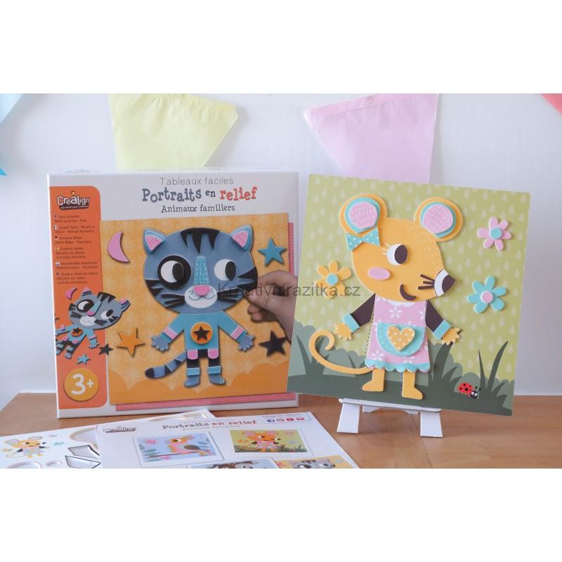 Crea Lign Kreativní sada DOMÁCÍ ZVÍŘÁTKA