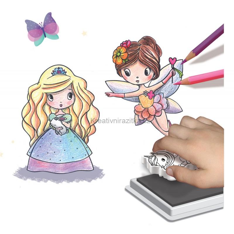 Crea Lign Razítka pro děti PRINCEZNY A VÍLY