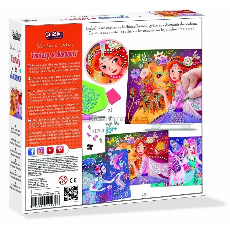 Crea Lign Kreativní sada DIAMANTOVÁ FANTAZIE