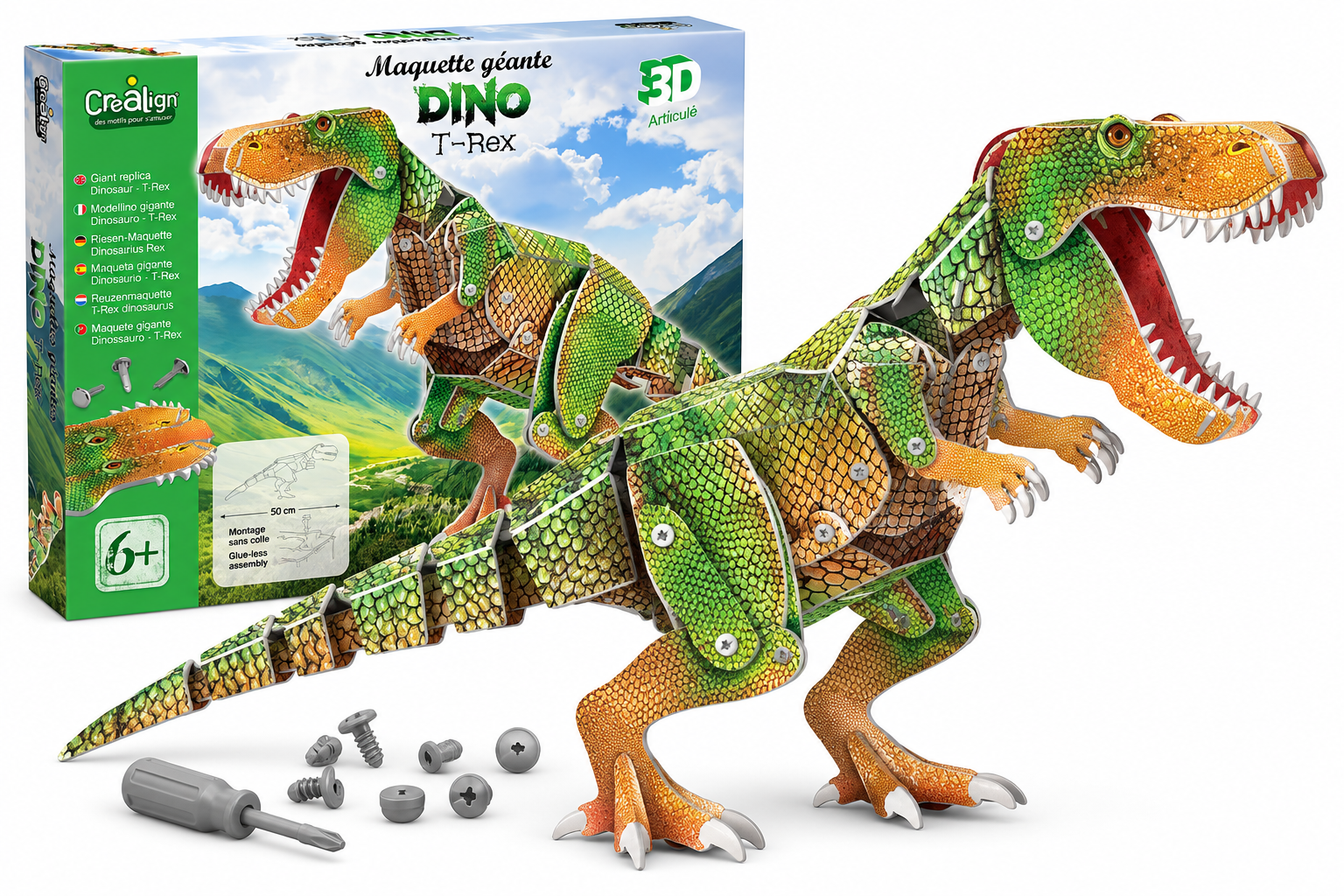 Crea Lign Kreativní sada 3D model DINO T-REX