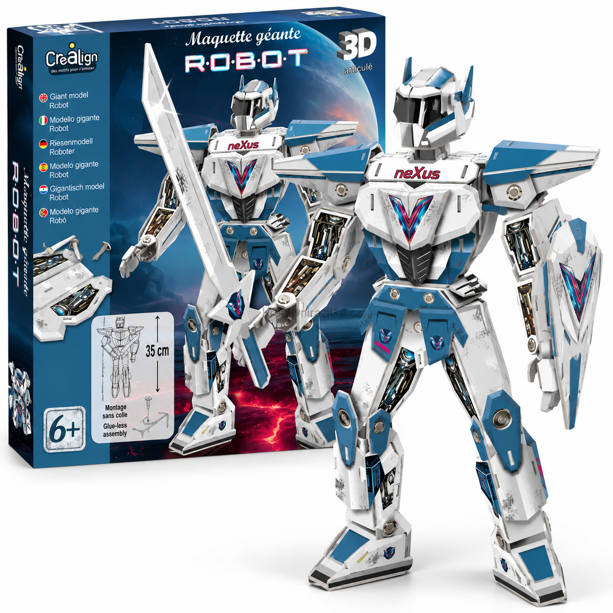 Créa Lign 3D model ROBOT