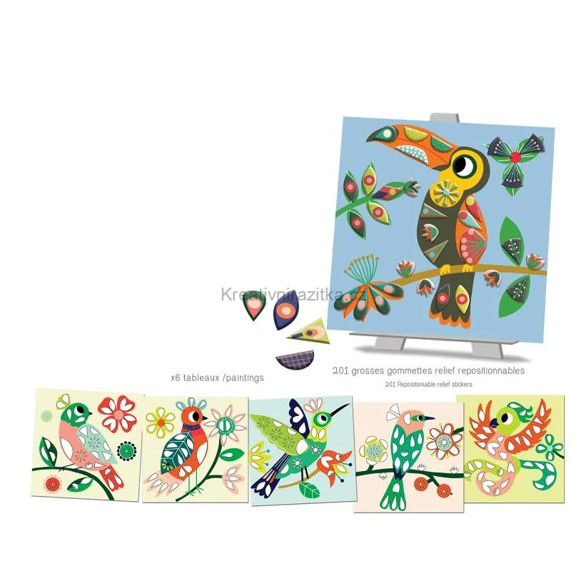 Crea Lign Kreativní sada PTÁČCI V KORUNÁCH STROMŮ