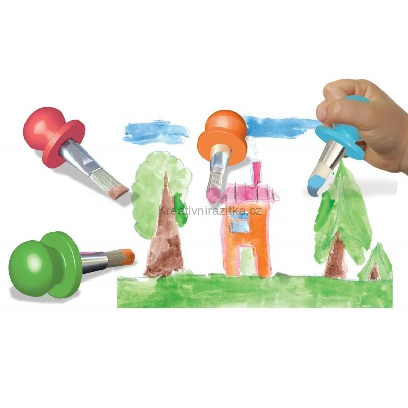 Crea Lign Kreativní výtvarný set - voskovky, štětce, barvy